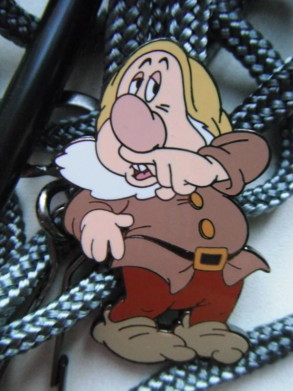 Rare lanière cordon pour pins disney nain atchoum idée cadeau